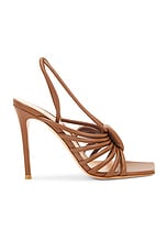 Gianvito Rossi Nappa Slingback Sandal in Cuoio, view 1, click to view large image.