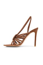 Gianvito Rossi Nappa Slingback Sandal in Cuoio, view 5, click to view large image.