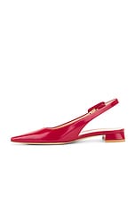 Gianvito Rossi Tokio Slingback Flat in Rouge, view 5, click to view large image.