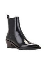 Gianvito Rossi Ankle Boot in Black, view 2, click to view large image.