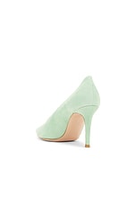 Gianvito Rossi Robbie Pump in Aloe, view 3, click to view large image.