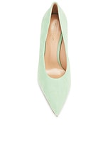 Gianvito Rossi Robbie Pump in Aloe, view 4, click to view large image.