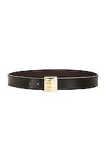 Givenchy 4g Reversible Belt 35mm in Brown & Black, view 4, click to view large image.