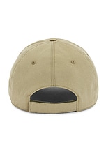 Givenchy Curved Cap in Khaki, view 2, click to view large image.