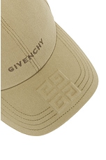 Givenchy Curved Cap in Khaki, view 3, click to view large image.