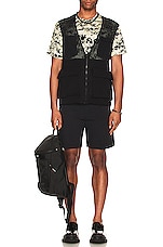 Givenchy Tactical Shorts in Black, view 5, click to view large image.