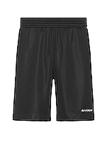 Givenchy New Board Shorts in Black, view 1, click to view large image.