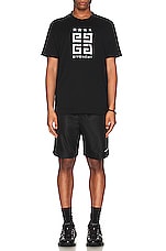 Givenchy New Board Shorts in Black, view 5, click to view large image.
