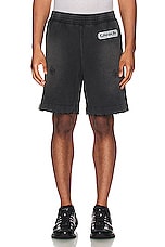 Givenchy New Board Shorts in Black, view 3, click to view large image.