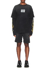 Givenchy New Board Shorts in Black, view 4, click to view large image.