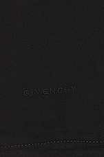 Givenchy Elasticated Waist Zip Off Denim Pants in Black, view 4, click to view large image.