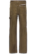 Givenchy Denim Carpenter Jean in Black & Khaki, view 2, click to view large image.