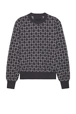 Givenchy Crew Neck Sweater in Medium Grey | FWRD