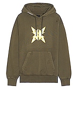 Givenchy Boxy Hoodie in Khaki, view 1, click to view large image.