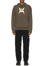 Givenchy Boxy Hoodie in Khaki, view 5, click to view large image.
