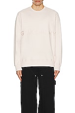 Givenchy Slim Fit Sweater in Nude Pink, view 3, click to view large image.
