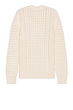 Givenchy Crew Neck Sweater in Cream, view 2, click to view large image.