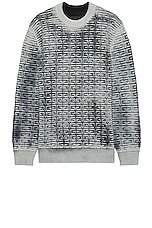 Givenchy Crew Neck Sweater in Black & White, view 1, click to view large image.