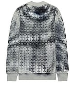 Givenchy Crew Neck Sweater in Black & White, view 2, click to view large image.