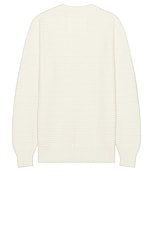 Givenchy Crew Neck Jumper in Cream, view 2, click to view large image.