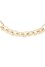 Givenchy G Link Mixed Necklace in Golden & Silvery, view 3, click to view large image.