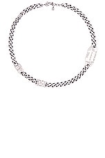 Givenchy City Multi Silvery Necklace in Silvery, view 1, click to view large image.