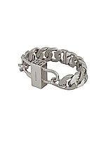 Givenchy G Chain Lock Bracelet in Silvery, view 1, click to view large image.