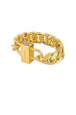 Givenchy G Chain Lock Bracelet in Golden Yellow, view 1, click to view large image.