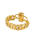 Givenchy G Chain Lock Bracelet in Golden Yellow, view 2, click to view large image.