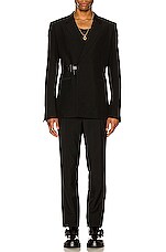 Givenchy Slim Fit Jacket in Black, view 4, click to view large image.