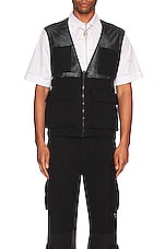 Givenchy Cargo Gilet Vest in Black, view 3, click to view large image.