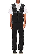 Givenchy Cargo Gilet Vest in Black, view 4, click to view large image.