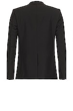 Givenchy Slim Hook Blazer Jacket in Black, view 2, click to view large image.