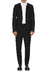 Givenchy Slim Hook Blazer Jacket in Black, view 5, click to view large image.