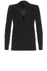 Givenchy Fitted Blazer in Black, view 1, click to view large image.