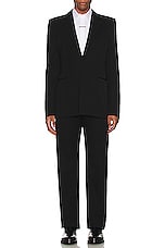 Givenchy Fitted Blazer in Black, view 4, click to view large image.