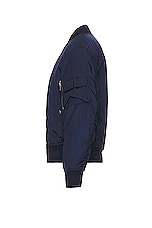 Givenchy 4g Zip Bomber in Deep Blue, view 3, click to view large image.