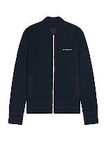 Givenchy Knitted Varsity Jacket in Dark Navy, view 2, click to view large image.
