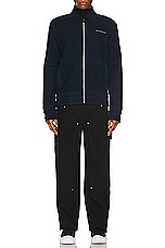 Givenchy Knitted Varsity Jacket in Dark Navy, view 5, click to view large image.
