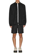 Givenchy 4G Jacquard Windbreaker Jacket in Black, view 5, click to view large image.