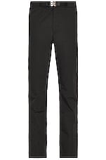 Givenchy Slim Fit Trousers With 4G Buckle in Black, view 1, click to view large image.
