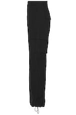 Givenchy Arched Cargo Pants in Black, view 3, click to view large image.