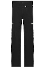 Givenchy Loose Fit Cargo Pocket Pants in Black, view 2, click to view large image.