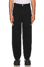 Givenchy Loose Fit Cargo Pocket Pants in Black, view 4, click to view large image.
