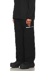 Givenchy Loose Fit Cargo Pocket Pants in Black, view 5, click to view large image.