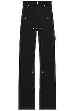 Givenchy Studded Carpenter Pant in Black, view 1, click to view large image.