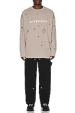 Givenchy Studded Carpenter Pant in Black, view 7, click to view large image.
