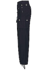Givenchy Multi Pocket Cargo Pant in Deep Blue, view 3, click to view large image.