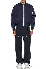 Givenchy Multi Pocket Cargo Pant in Deep Blue, view 6, click to view large image.