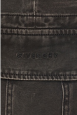 Givenchy Large Side Pocket Pant in Black, view 4, click to view large image.